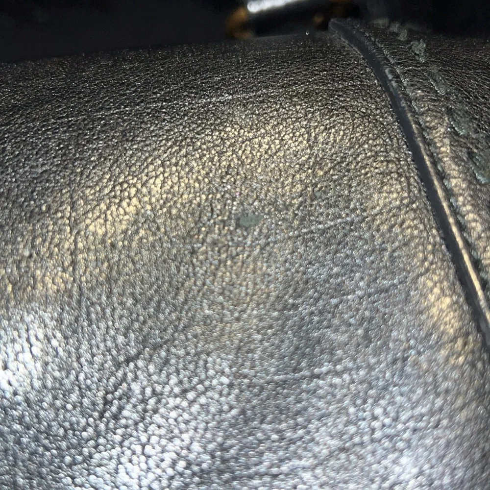 Yves Saint Laurent Black and Gold Satchel with Wallet * PRICE FIRM* - Picture 10 of 16